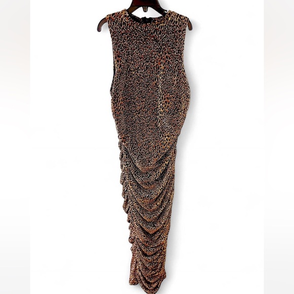 Valiant gold cheetah Midi Dress - Picture 6 of 8